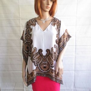 NWT - MICHAEL KORS silky blouse - sz S - MSRP $120